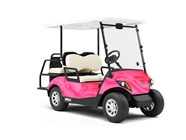 Rwraps™ Matte Chrome Pink Rose Vinyl Golf Cart Wrap