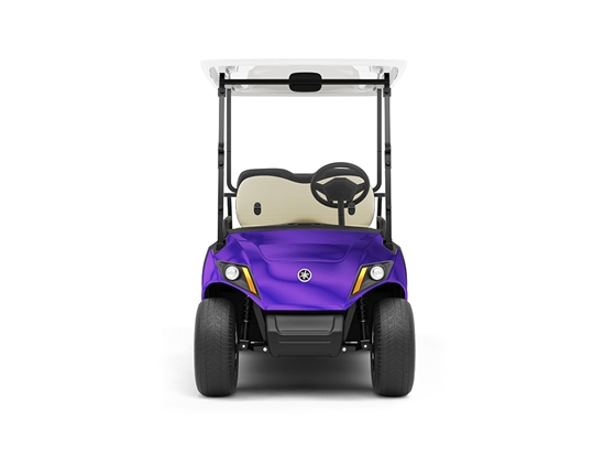 Rwraps Matte Chrome Purple DIY Golf Cart Wraps