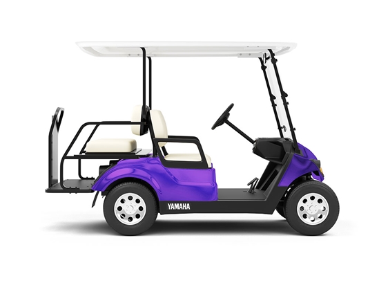 Rwraps Matte Chrome Purple Do-It-Yourself Golf Cart Wraps