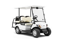 Rwraps™ Matte White Vinyl Golf Cart Wrap