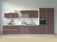 3M 2080 Matte Brown Metallic Kitchen Cabinetry Wraps