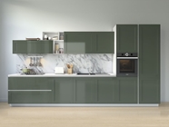 3M 2080 Matte Military Green Kitchen Cabinetry Wraps