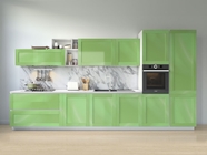 Avery Dennison SW900 Gloss Light Green Pearl Kitchen Cabinetry Wraps