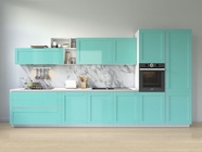 Rwraps Gloss Turquoise Kitchen Cabinetry Wraps