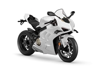 3M 2080 Satin White Aluminum Motorcycle Wraps