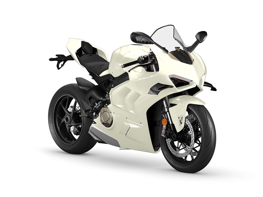 3M 2080 Satin Pearl White Motorcycle Wraps