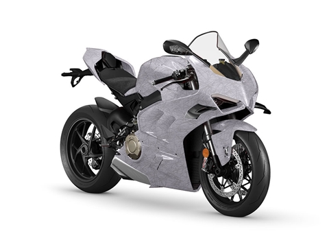 ORACAL® 975 Premium Textured Cast Film Cocoon Silver Gray Motorcycle Wraps (Discontinued)