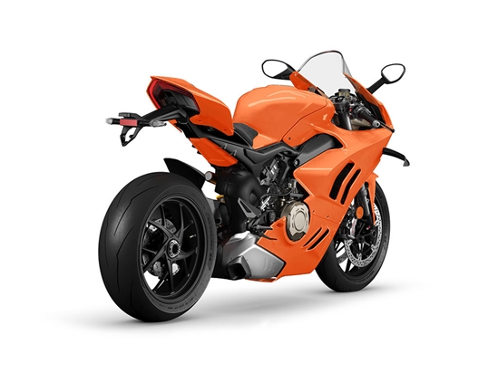 Rwraps Hyper Gloss Orange DIY Motorcycle Wraps