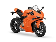 Rwraps Hyper Gloss Orange Motorcycle Wraps