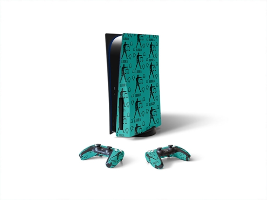 Balanced Justice Astrology Sony PS5 DIY Skin