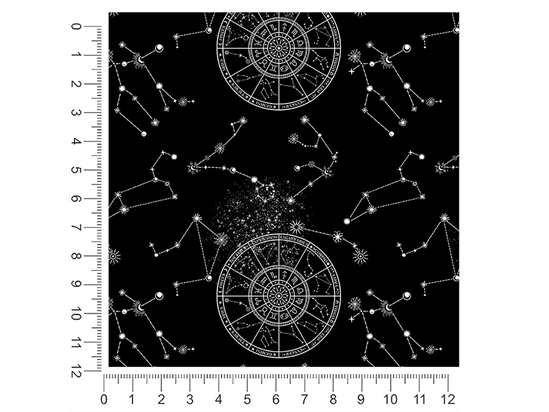 Black Aeons Astrology 1ft x 1ft Craft Sheets