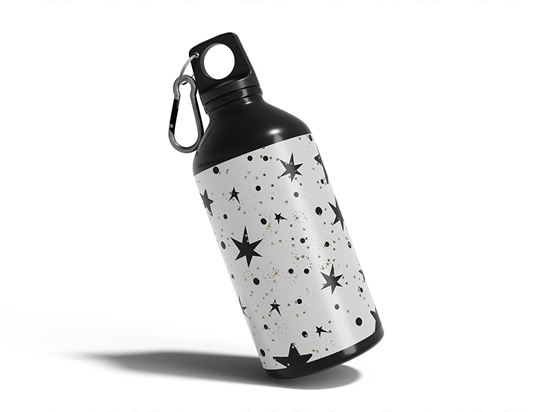 Black Starlight Astrology Water Bottle DIY Stickers
