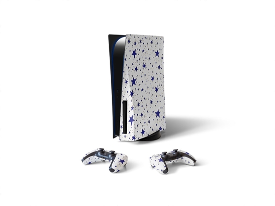 Blue Starlight Astrology Sony PS5 DIY Skin