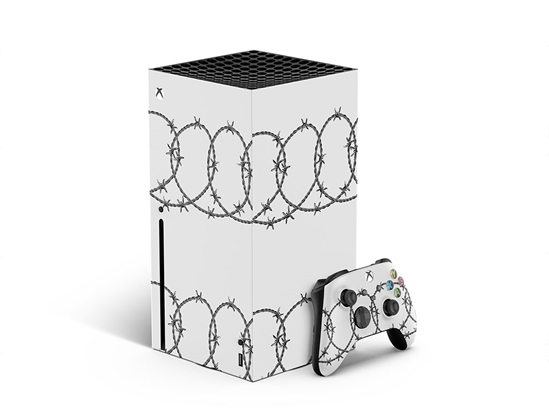 Spiraling Ross Barbed Wire XBOX DIY Decal