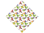 Rainbow Family Birds Vinyl Wrap Pattern