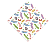 Colorful Crawlers Bug Vinyl Wrap Pattern