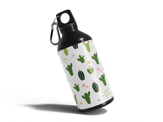 Desert Men Cactus Water Bottle DIY Stickers