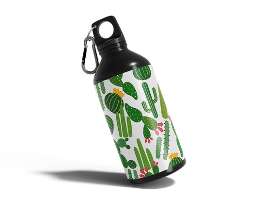 Distance Yourself Cactus Water Bottle DIY Stickers