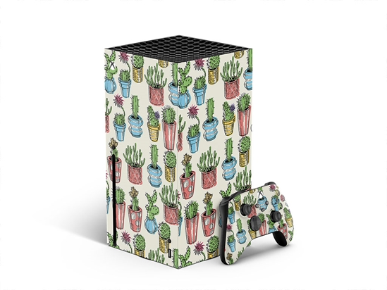 Garden Supply Cactus XBOX DIY Decal