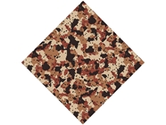 Copper Digital Camouflage Vinyl Wrap Pattern