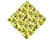 Lemon Graffiti Camouflage Vinyl Wrap Pattern