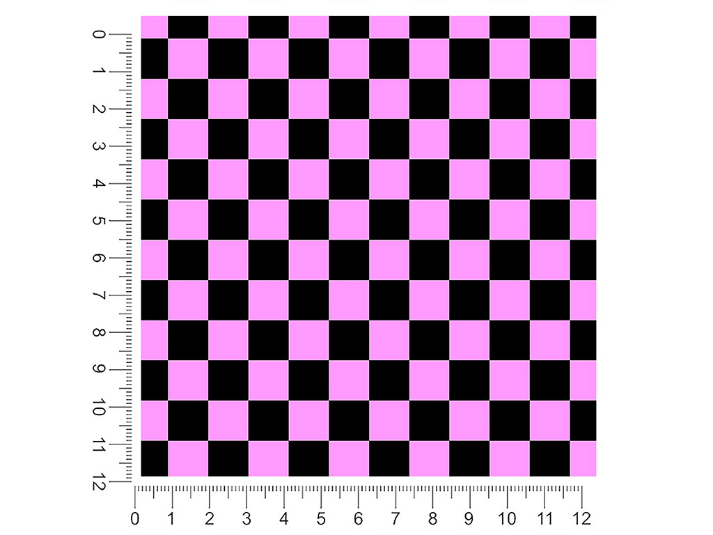 Pink Checkered 1ft x 1ft Craft Sheets