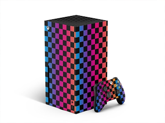 Prism Checkered XBOX DIY Decal
