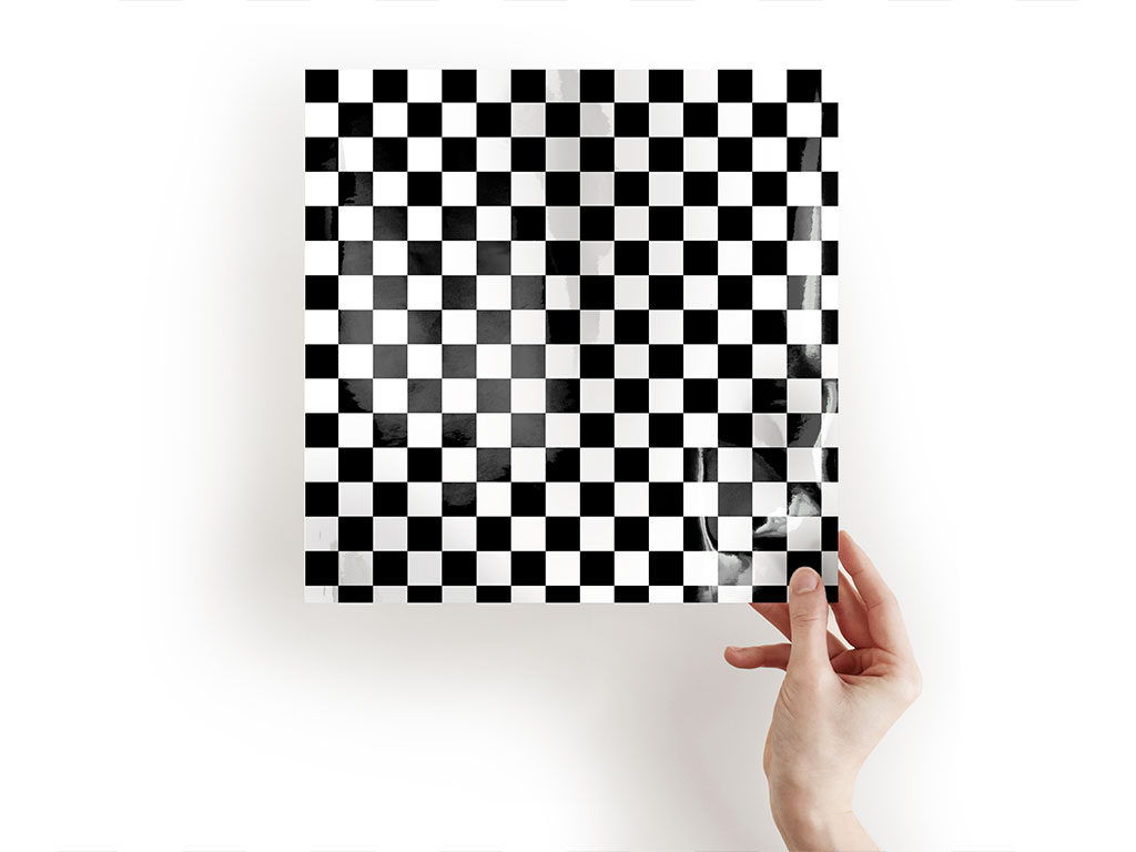 White Checkered Craft Sheets