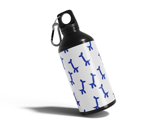 Balloon Dogs Circus Water Bottle DIY Stickers