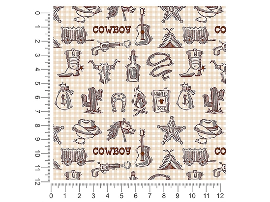 Western Dreams Western 1ft x 1ft Craft Sheets