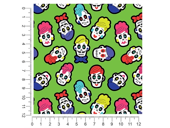 Family Reunion Day of the Dead 1ft x 1ft Craft Sheets