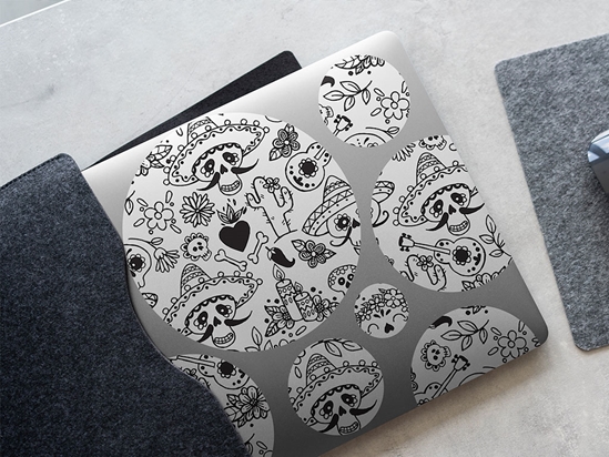 Musical Memories Day of the Dead DIY Laptop Stickers