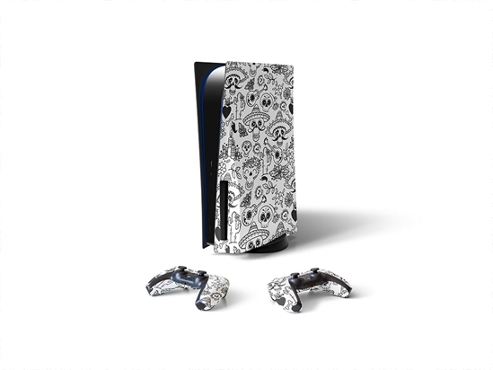 Musical Memories Day of the Dead Sony PS5 DIY Skin