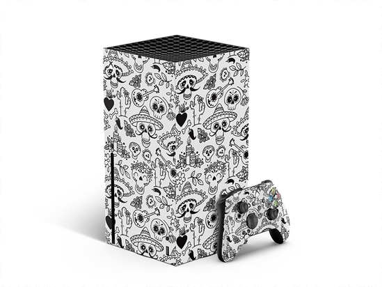 Musical Memories Day of the Dead XBOX DIY Decal
