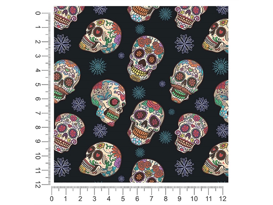 Painted Calaveras Day of the Dead 1ft x 1ft Craft Sheets