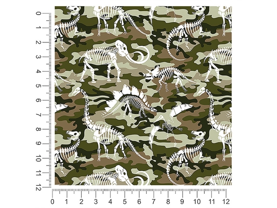 Camo Dino Dinosaur 1ft x 1ft Craft Sheets