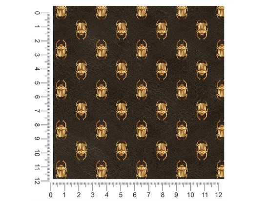 Golden Scarab Egyptian 1ft x 1ft Craft Sheets