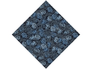 Blue Rose Floral Vinyl Wrap Pattern