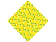 Lemon Mosaic Fruit Vinyl Wrap Pattern