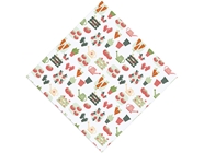 Colorful Crop Gardening Vinyl Wrap Pattern
