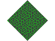 Green Giraffe Vinyl Wrap Pattern