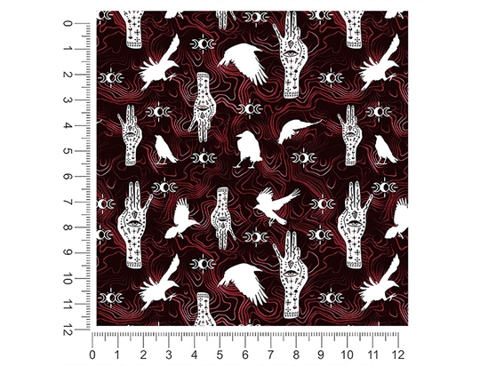Blood Palmistry Horror 1ft x 1ft Craft Sheets