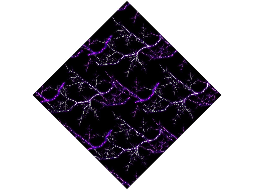 Purple Lightning Vinyl Wrap Pattern