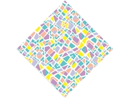 Colorful Catchall Mosaic Vinyl Wrap Pattern