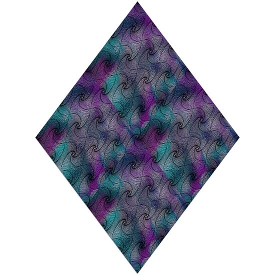 Iridescent Zentangle Optical Illusion Vinyl Wrap Pattern