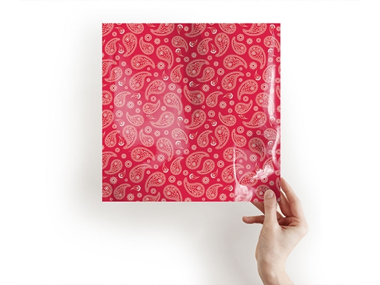 Pink Swirls Paisley Craft Sheets
