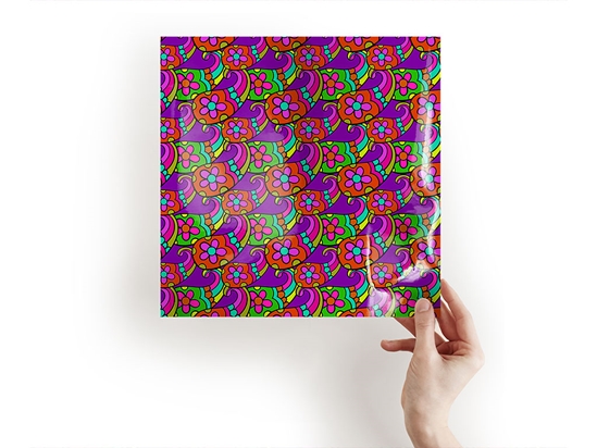 Psychedelic Sixties Paisley Craft Sheets