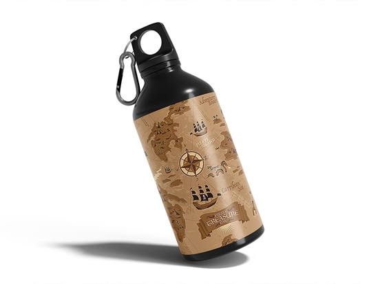Adventurers Beware Pirate Water Bottle DIY Stickers