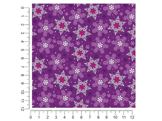Grape Cone Snowflake 1ft x 1ft Craft Sheets