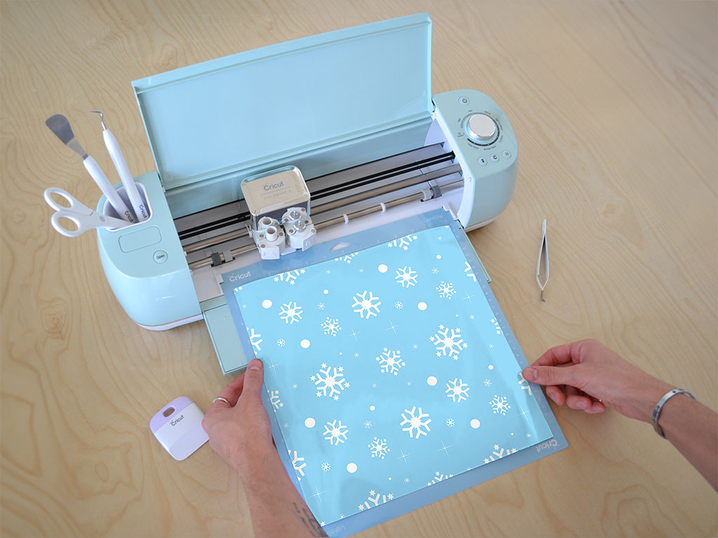 Iced Out Snowflake Cricut Compatible Vinyl